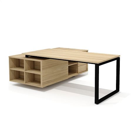 RD-180.1 + RD 38 R Стол руководителя правый Rio Direct швейцарский вяз