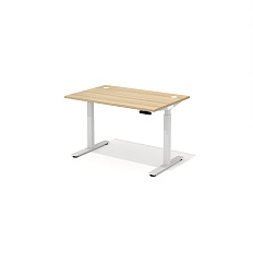 DD-80-4.3 + DD-1601-DD02 Прямой стол (подъёмный механизм) с заглушками Drive швейцарский вяз