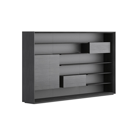 EZ90 (3150) Шкаф комбинированный 3190*500*2036 DUCATI римский дуб