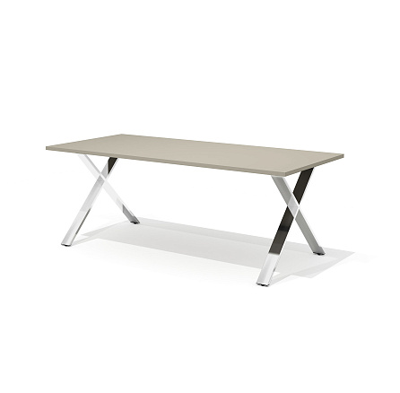 KVS-200k Cтол на металлическом каркасе 200x90x75 Kvins Slim Fenix 0718 кубанит