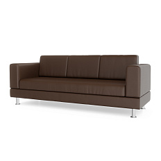Сити-3 Диван 3-мест. 211x77x80 см Art-Vision 192 темно-коричневый