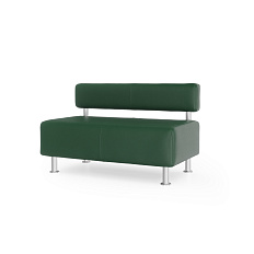 Максим-2 Диван 2-мест. 122x67x76 см Art-Vision 104 темно-зеленый