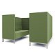 Руссо-3.3Т Переговорная 6-мест. 220x188x134 см микрошенилл Lounge 25 трава