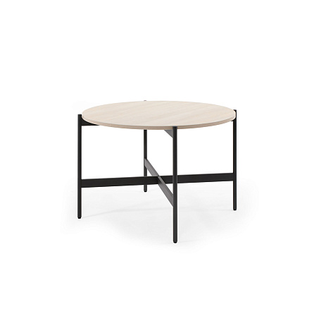 240S041 DY (7016) Стол переговоров 118/124хh75,5 RING дуб светлый/графит/антрацит