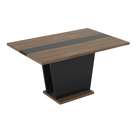 AST33970243 Брифинг / модуль стола переговоров без кабель канала 140x100x75 ASTI дуб урбан/черный