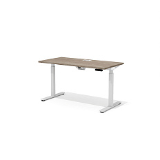 DD-70-3.1 + DD-1601-DD02 Прямой стол (подъёмный механизм) с люком Drive дуб Верцаска