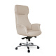 MB-613 Кресло экокожа, крестовина алюм., механизм мультиблок, обивка бежевый PA21