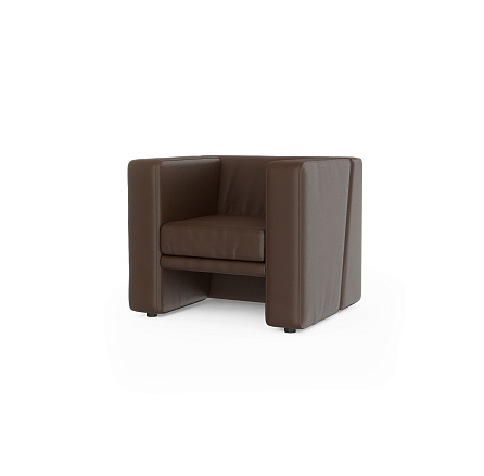 Тайм-1 Кресло 1-мест. 81x71x67 см Art-Vision 192 темно-коричневый