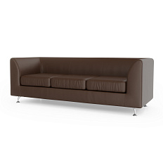 Ева-3 Диван 3-мест. 202x77x70 см Art-Vision 192 темно-коричневый