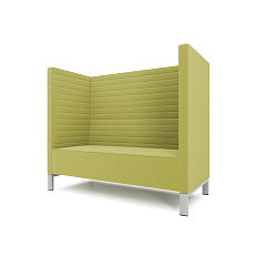 Руссо-2.2Т  Диван 2-мест. 158x73x134 см микрошенилл Lounge 24 яблоко