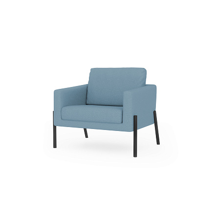 Харди-1 Кресло 1-мест. 89х78х83 см букле Clarins 792 синий