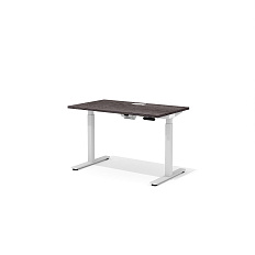 DD-70-4.1 + DD-1601-DD02 Прямой стол (подъёмный механизм) с люком Drive чёрный ясень