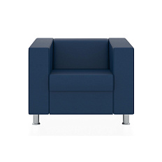 Аполло Кресло экокожа 89x85x70 см ИК Р2 euroline 903 синий