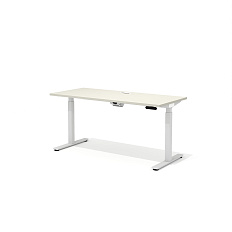 DD-70-2.1 + DD-1601-DD02 Прямой стол (подъёмный механизм) с люком Drive беж