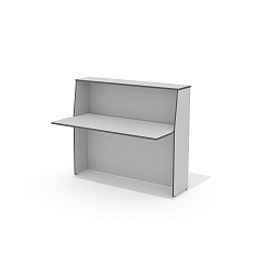 А-140 Модуль стойки администратора 140x75x120 Агат светло-серый N