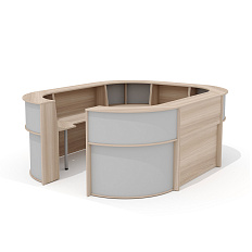 А-80 + А-90 (x4) + А-140 (x2) + L-710 (х4) Стойка администратора ясень Шимо