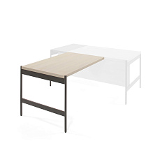 240B001 DY (7016) Брифинг приставка  138х85/91хh75,5 RING дуб светлый/графит/антрацит