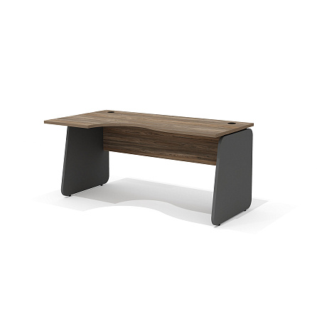 L-2.2L Стол интегральный 160х90х75 Line Делиос/антрацит