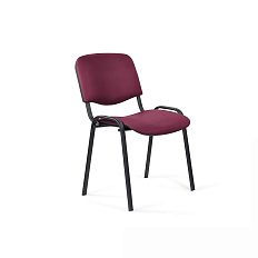 ИЗО BL Стул ткань, каркас металл обивка бордовый С-13, каркас черный