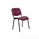 ИЗО BL Стул ткань, каркас металл обивка бордовый С-13, каркас черный