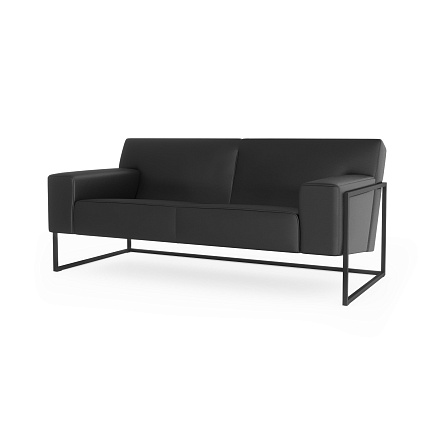 Рэй-2 Диван 2-мест. 167х87х76 см Boom midnight черный