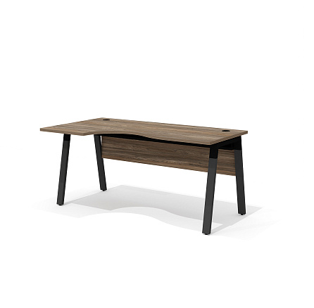 LM-2.2L + LF-2 Стол интегральный на металлокаркасе Line Делиос