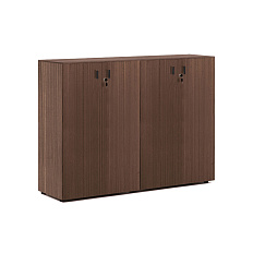 109 724 ECL 01 Шкаф средний 162x44xh119,5 Enzo эвкалипт мореный/ черный