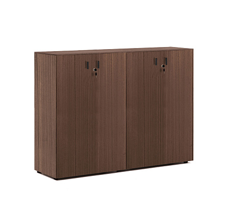 109 724 ECL 01 Шкаф средний 162x44xh119,5 Enzo эвкалипт мореный/ черный