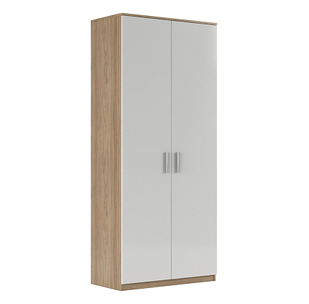 AST33951321 Гардероб 90x45x205,6 ASTI вяз / белый