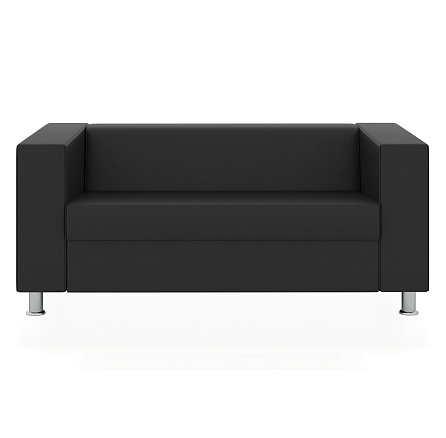 Аполло Диван 3-мест. экокожа 173x85x70 см ИК Р2 ergoline 9100 черный