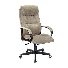 CH-824 Fabric Кресло ткань, крестовина пластик обивка песочный Light-21 каркас черный ID1182476  