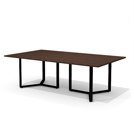 RD-230B Стол для переговоров 230x130x75 Rio Direct венге/металл черный