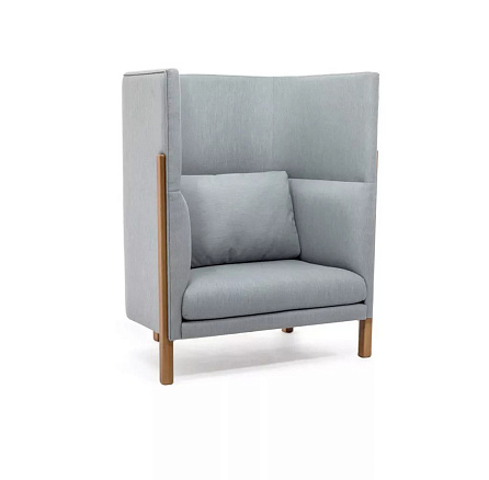 TORDINO 1 High Кресло ткань 91х84хh137 см серый Melva 72