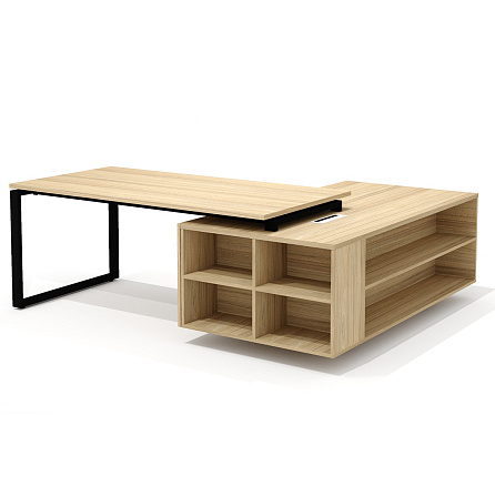 RD-180.1 + RD 38 L Стол руководителя левый Rio Direct швейцарский вяз