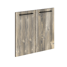 MLD 42-2 Двери для шкафа 84,4x76,5x1,8 см, MORRIS дуб базель / венге