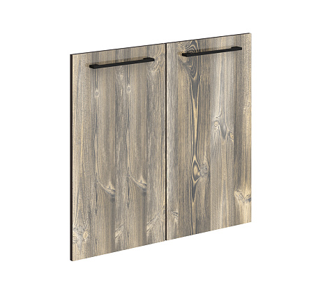 MLD 42-2 Двери для шкафа 84,4x76,5x1,8 см, MORRIS дуб базель / венге