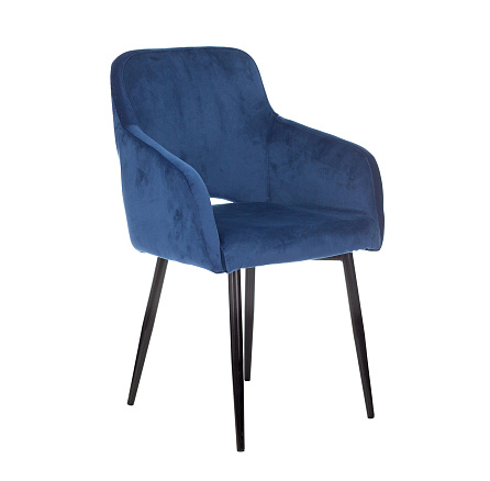 CH-380F Кресло ткань, металл обивка сапфировый Italia 17 каркас черный ID1611131