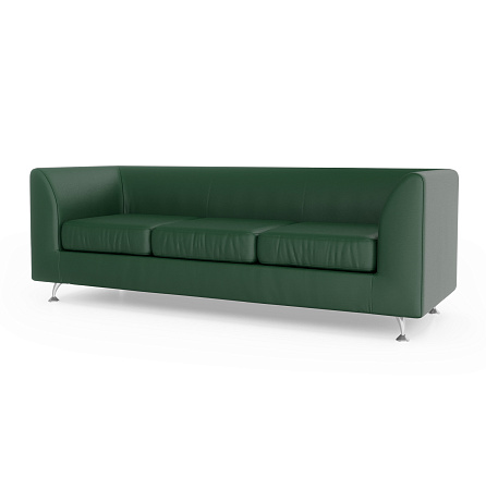 Ева-3 Диван 3-мест. 202x77x70 см Art-Vision 104 темно-зеленый