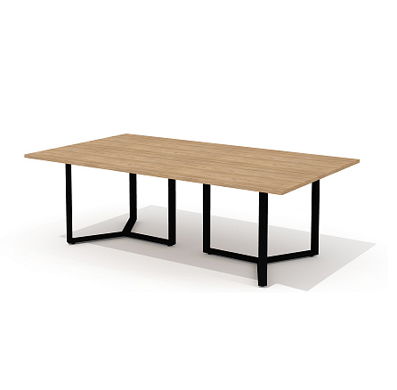 RD-230B Стол для переговоров 230x130x75 Рио Директ / Rio Direct вяз швейцарский/металл черный