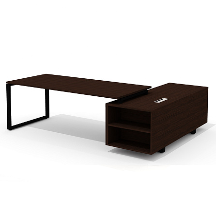 RD-200.1 + RD 35 L Стол руководителя левый Рио Директ венге