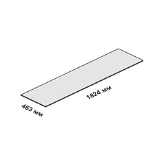 156268 Топ-верхняя панель для шкафа Enosi Белый LS (68)