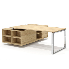 RD-180.1S + RD 38S R Стол руководителя правый Rio Direct швейцарский вяз