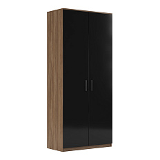 AST33951343 Гардероб 90x45x205,6 ASTI дуб урбан/черный