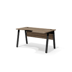 LM-3.2R + LF-3 Стол интегральный на металлокаркасе Line Делиос