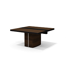 NT-280.1 Модуль стола для переговоров 140x140x74 New.Tone орех Ондо шпон (Италия) /черный/8019