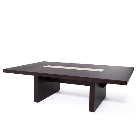 105 1102 FE/SC CANVAS Стол для переговоров 234x124xh75,3 LAGO дуб ферро/беж