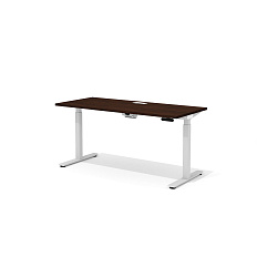 DD-70-2.1 + DD-1601-DD02 Прямой стол (подъёмный механизм) с люком Drive венге