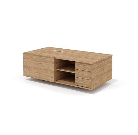 RD-38R Тумба опорная 180x95x65 Рио Директ / Rio Direct вяз швейцарский/металл черный