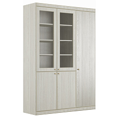 17506 Шкаф комбинированный 139x40x220 CAPITAL дуб светлый