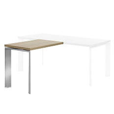 Fee100 Брифинг 100x60x77 FERMO дуб светлый/ хром CH/DYDY